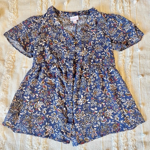 Ingrid & Isabel Tops - Ingrid and Isabel maternity blue floral print size xsmall
